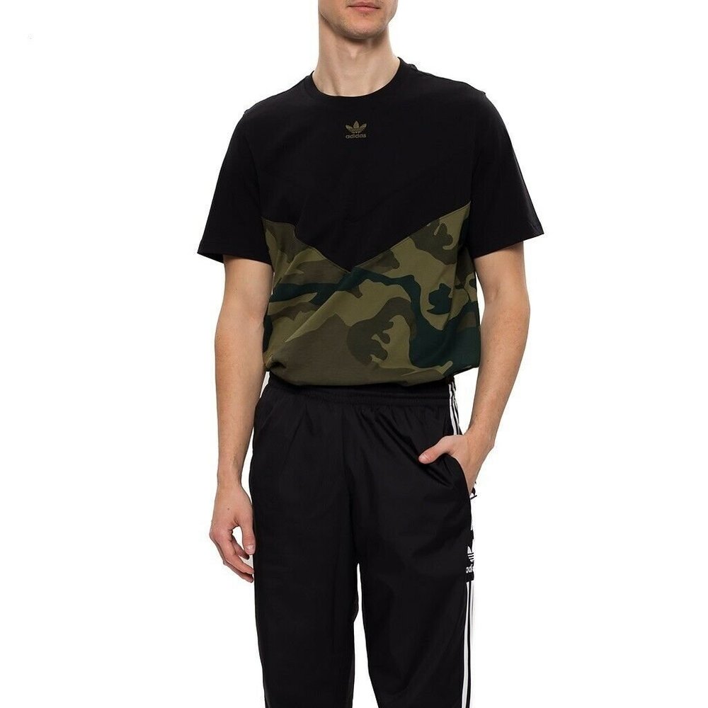 Adidas Originals Blocked Camo Trefoil T-Shirt - Picture 3 of 8